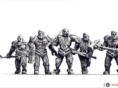 Cyberzerkers - Melee Bulkers 3D print model