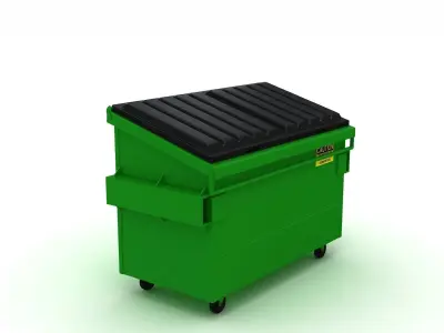 Recycling Dumpster 3D model