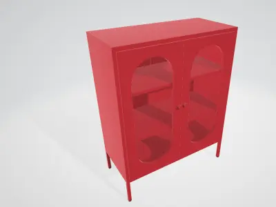 LINGZOE Metal Storage Cabinet 3D model