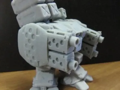 CHIBI-TECH SD - ARMORED DOMINATOR-V DUO GUNPOD     3D print model