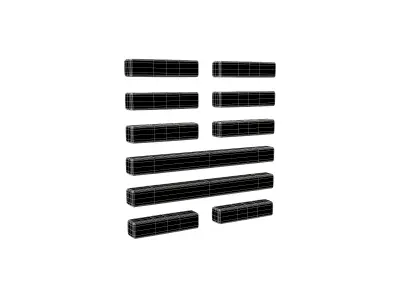 I Ching Hexagrams 46 sheng v1 001 Low-poly 3D model