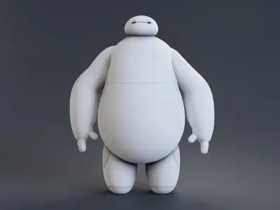 Big hero 6 - Baymax rigged 3D model