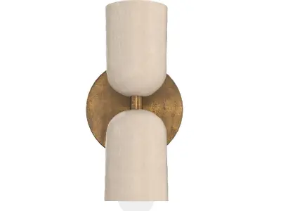 Ceramic Up Down Sconce 3D model