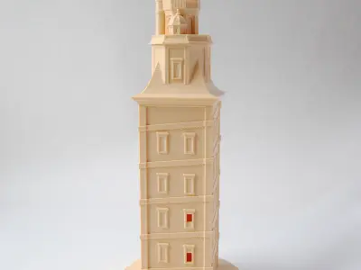 Torre de Hercules 3D print model