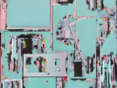 Pastel Vending Machine 3D Model SciFi Drinks Dispenser Low-poly 3D model