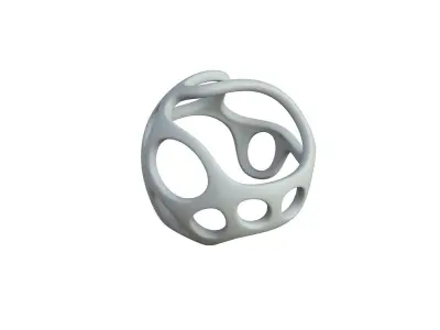SciFi Cube Object No 37289 Low Poly Shape Texture