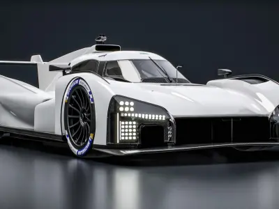  McLaren WEC 2027 White Mockup LMDh PreSeason Hypercar 