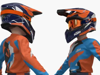  KTM Mini Cross Child Rider Muddy Orange 