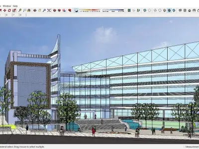Sketchup Cultral Center G4 3D model