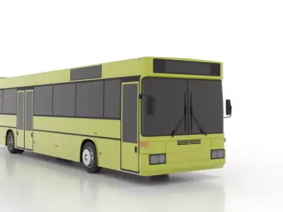 Mercedes-Benz O407 Low Low-poly 3D model