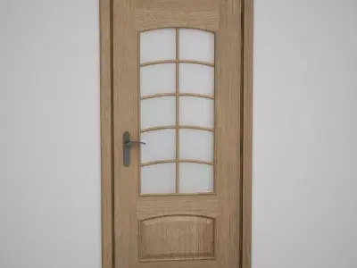 CGAxis Door 3D model 12