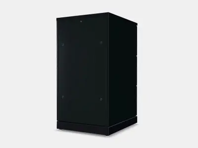 NORDLI Chest of 3 drawers 2 Low-poly 3D model