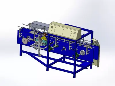 carton boxes Sealing  machine 3D model