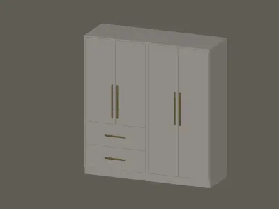 Wardrobe 3D model get