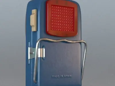 Vintage Flashlight 3D model