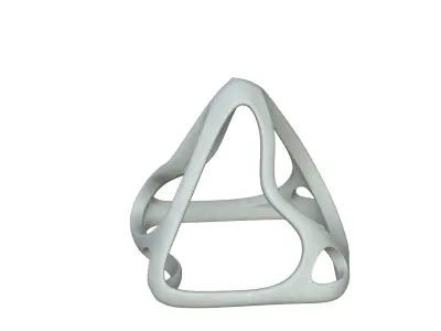 SciFi Cube Object No 59173 Low Poly Shape Low-poly 3D model