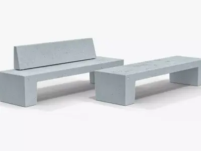 METALCO SARAH BENCHES COLLECTION 3D model