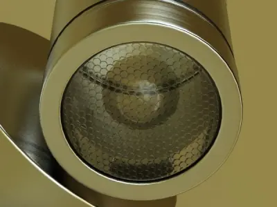 Halogen Lamp 09 Photoreal 3D model