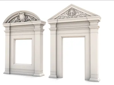 Classic windows 3D model