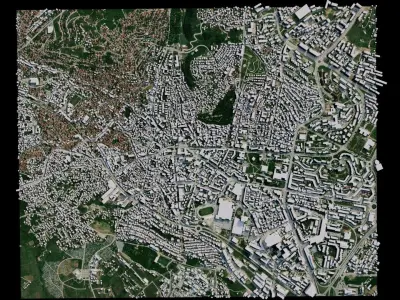 Pristina - Kosovo 3D model