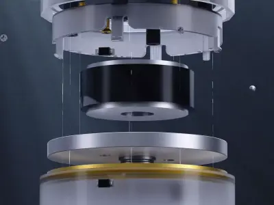 Tech Scifi Product assembly animation Volumetric Light Fog 3D model