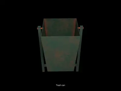 Trash can 3D Model Pack