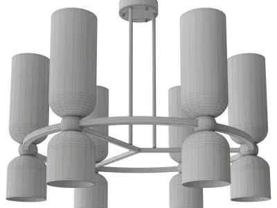 Designer chandelier 3D model