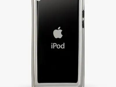 Apple iPod touch 4 Generation digital media player Low-poly 3D model