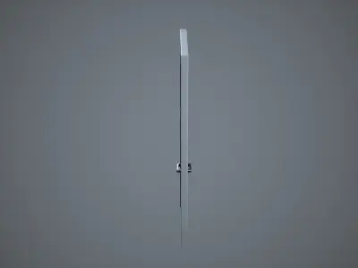 Interior Door with Frame Low-poly 3D model