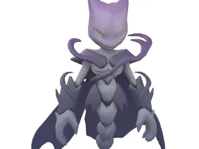 Evil Monster Soul Character V1 003 Low-poly 3D model