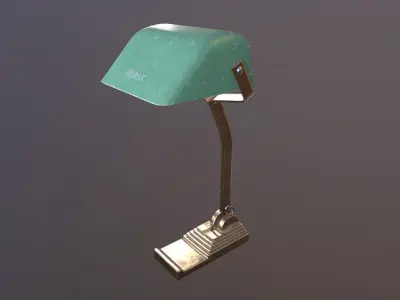 Desk Lamp Game Ready Low-poly 3D model