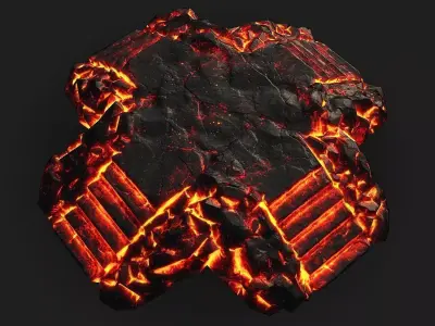 Staris Rock 13 Low-poly 3D model