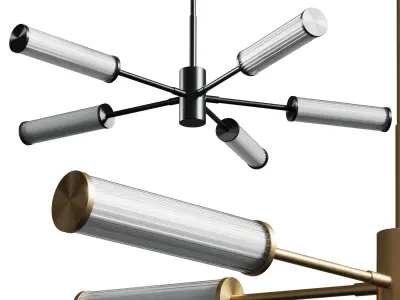 Collection pendant Light 02 3D Model Pack