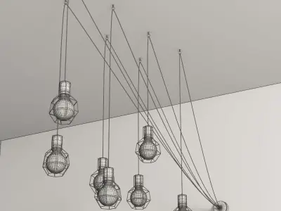 Spider Ceiling Lamp 3D model