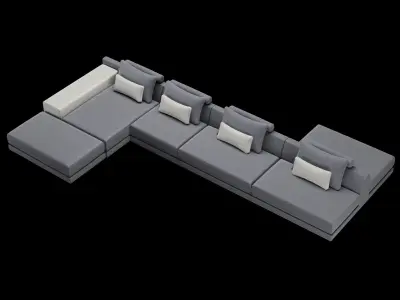 Frigerio sofa 002 3D model