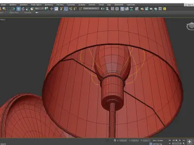 BERKSHIRE SINGLE SCONCE Low-poly 3D model