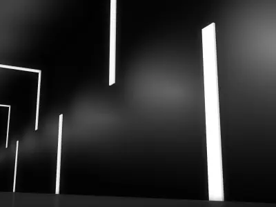 Futuristic Coridor 3D model