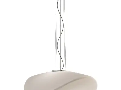  PENDANT LAMP SP BALANCE GRANDE BIANCO 3D model