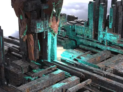 Dragon Cult Elites Tower Kit bash 2 3D model
