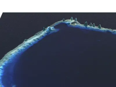 Bikini Atoll 3D model