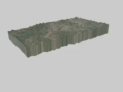 Faisalabad City Low-poly 3D model