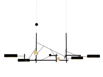 Tinkering Linear Pendant By Joost van Blejswijk for Moooi 3D model