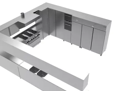 KITCHEN 53 3D model