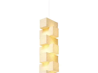 Akari 36N pendant light 3D model