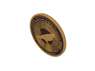Kusama Coin v2 002 3D model