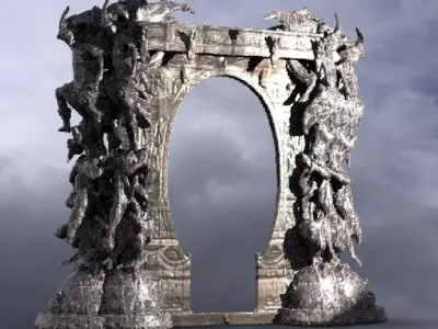 Dantes Inferno Archway 9 3D model