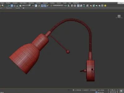 Lettura Arte Lamp Low-poly 3D model