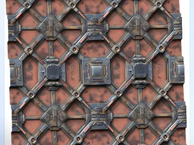 Sci-FI Seamless Texture Texture 11