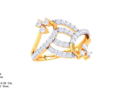 Women Ring Render 3dm STL OBJ FBX Details  3D print model 3