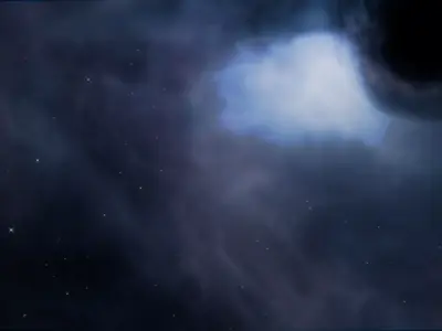 Wormhole Animation Low-poly 3D model